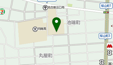 桜山中学校の地図画像