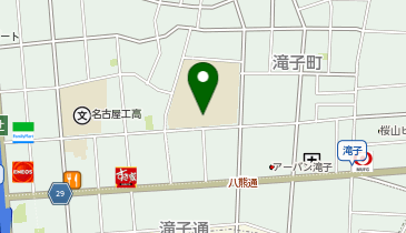 円上中学校の地図画像