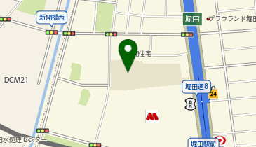 堀田小学校の地図画像