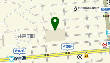 井戸田小学校の地図画像