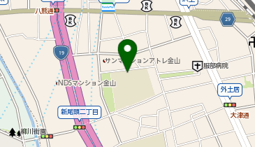 高蔵小学校の地図画像