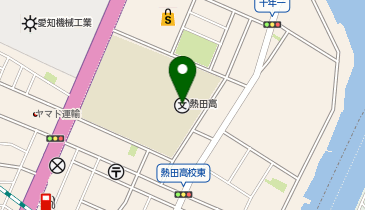 県立熱田高等学校の地図画像