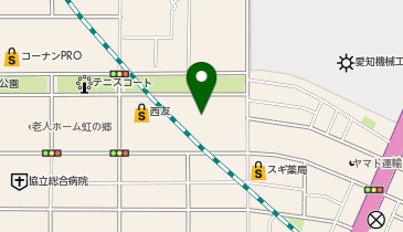 愛知機械工業株式会社体育館の地図画像