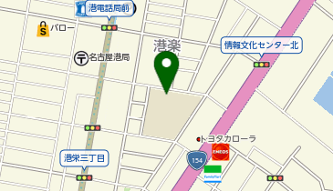 港楽小学校の地図画像