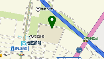 東港中学校の地図画像