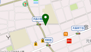 大森コミュニティセンターの地図画像