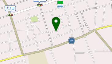 天子田コミュニティセンターの地図画像