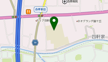 森孝中学校の地図画像