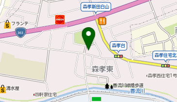 森孝東コミュニティセンターの地図画像