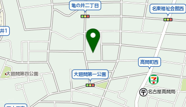 西山台幼稚園の地図画像