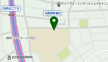 猪高中学校の地図画像