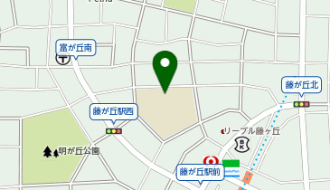 藤が丘小学校の地図画像