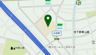 藤森中学校の地図画像