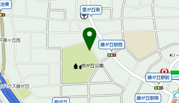 藤が丘コミュニティセンターの地図画像