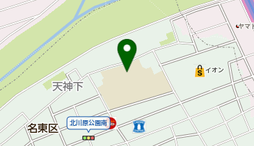 香流中学校の地図画像