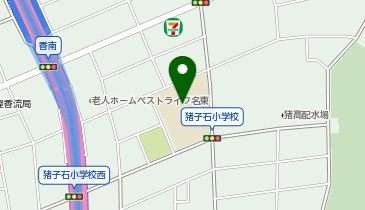 猪子石小学校の地図画像