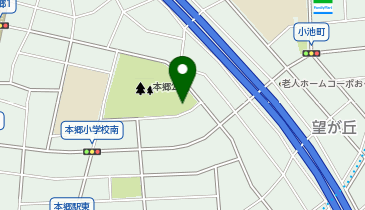 本郷コミュニティセンターの地図画像