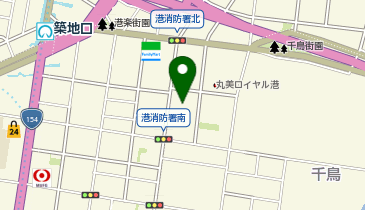 港消防署本署の地図画像