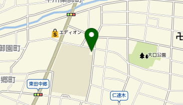 東田校区市民館の地図画像