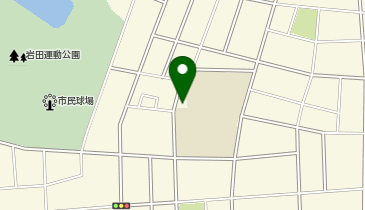 岩田校区市民館の地図画像