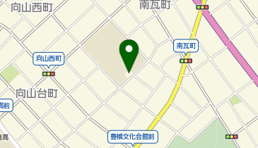 向山校区市民館の地図画像