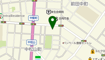 中部生涯学習センターの地図画像