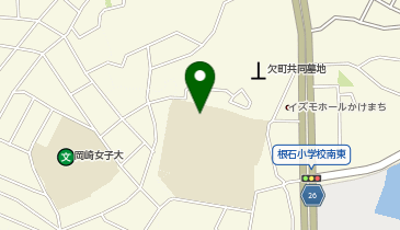 根石小学校の地図画像