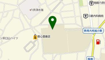 愛知教育大学附属岡崎小学校の地図画像