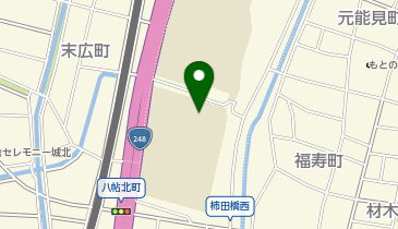 城北中学校の地図画像