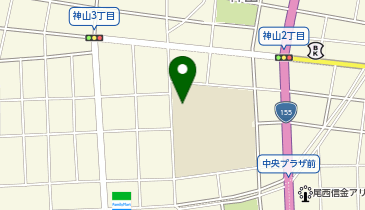 神山小学校の地図画像
