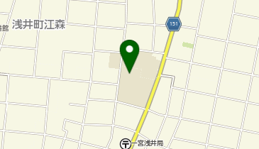 浅井南小学校の地図画像