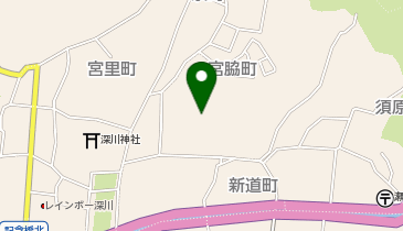 旧深川小学校の地図画像