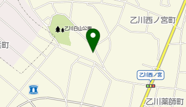 乙川公民館の地図画像