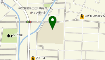 乙川東小学校の地図画像