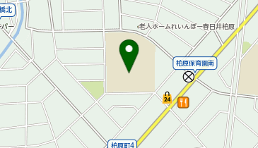 柏原小学校の地図画像