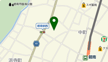 大浜公民館の地図画像