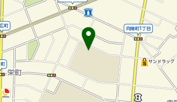 中央小学校体育館の地図画像