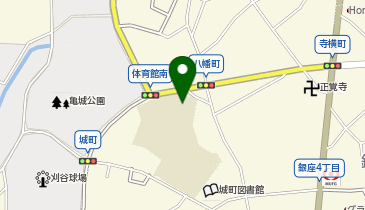 亀城小学校の地図画像