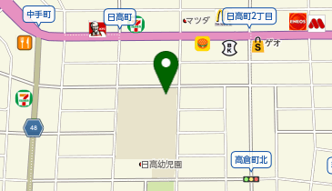 日高小学校の地図画像