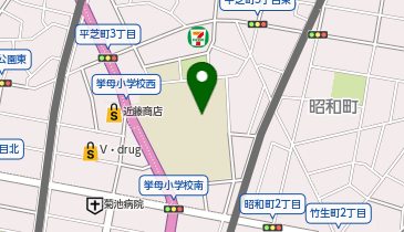 挙母小学校の地図画像