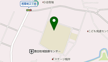 梅坪台中学校の地図画像