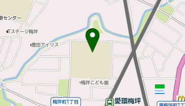梅坪小学校の地図画像