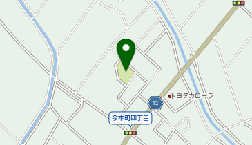 北大道寺公園の地図画像