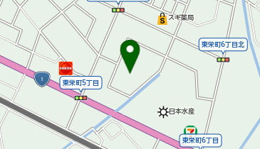 柳原公園の地図画像