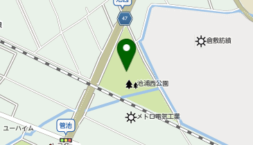 池浦西公園の地図画像