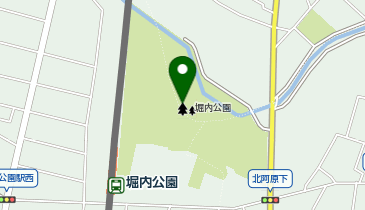 堀内公園の地図画像
