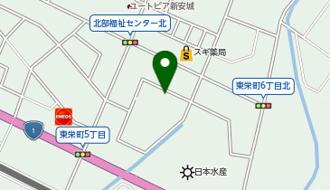 北部福祉センターの地図画像