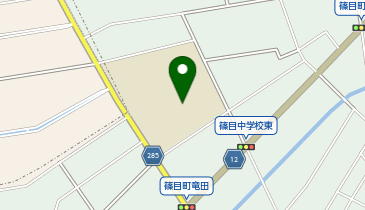 篠目中学校の地図画像