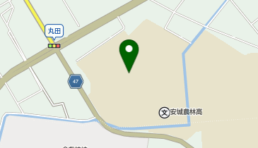 安城農林高等学校の地図画像