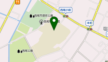 西尾小学校の地図画像